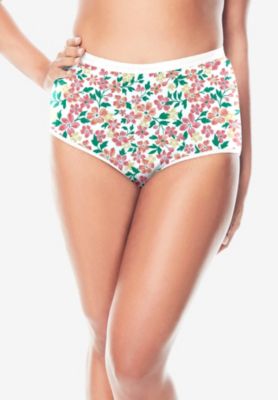 Women's 5-Pack Tag-Free Full Coverage Cotton Brief