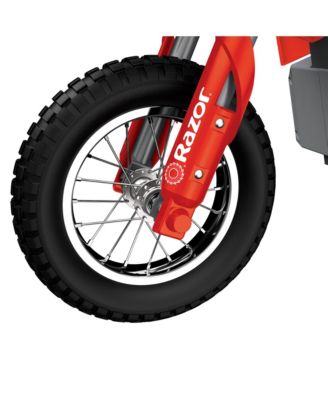 MX350 Dirt Rocket Kids Electric Toy Motocross Motorcycle Dirt Bike, Red
