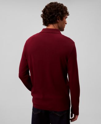 Supima Cotton Long Sleeve Polo Shirt