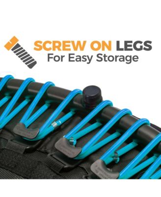 40" Adjustable Stability Bar with 40" Fitness Trampoline, Blue