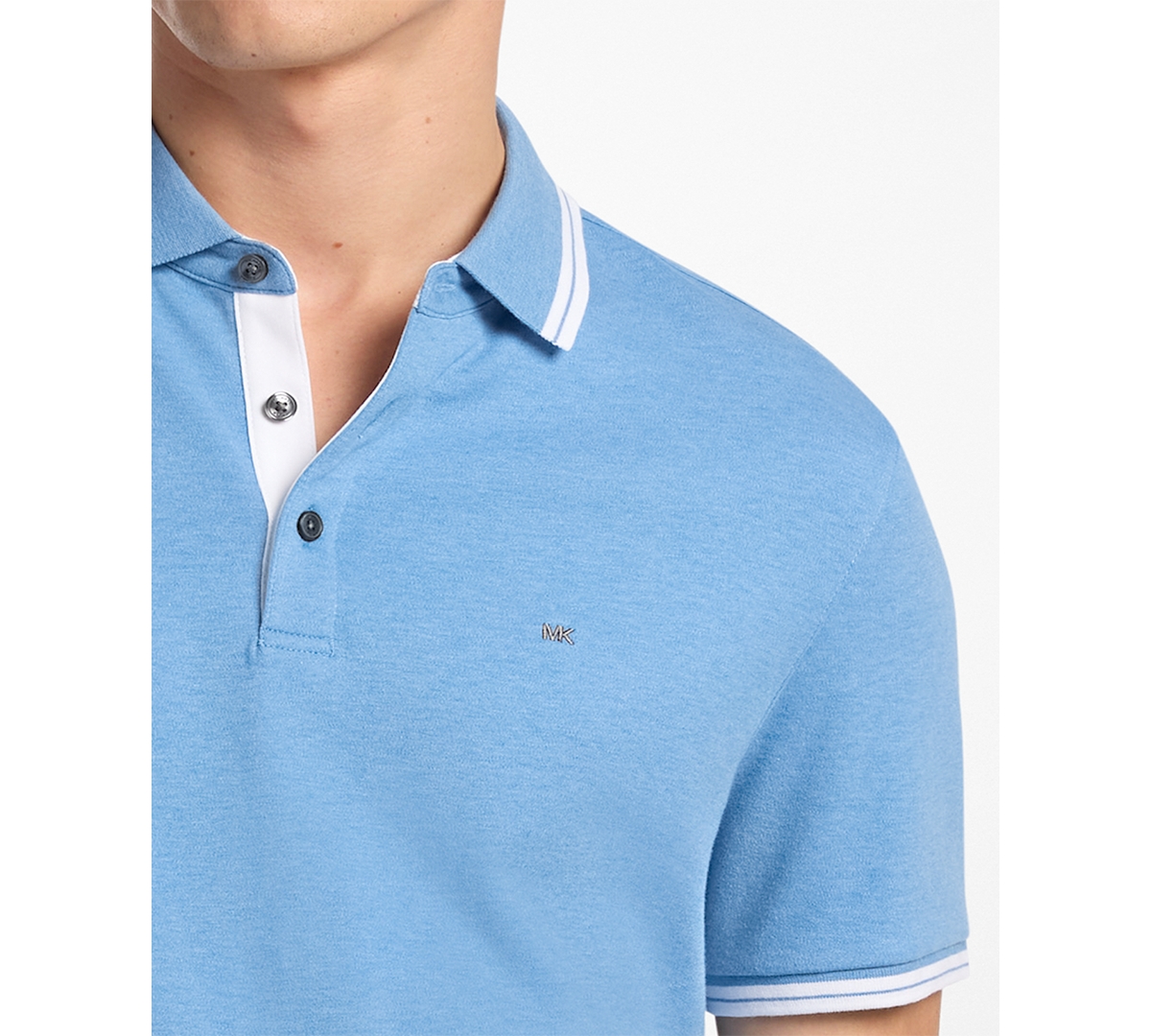 Michael Kors Men's Greenwich Polo Shirt In Blue