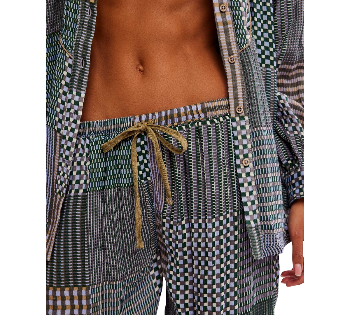 Free People Women's Night After Mid-Rise Pajama Pants