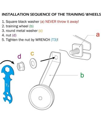 Chipmunk 14" Toddler Kids Bike with Training Wheels & Bell, Blue