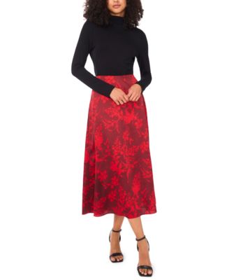 Women's A-Line Midi Skirt