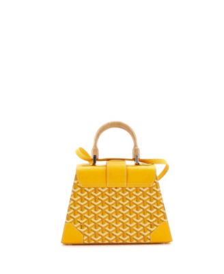 PM Saigon Top Handle Bag Coated Canvas with Leather