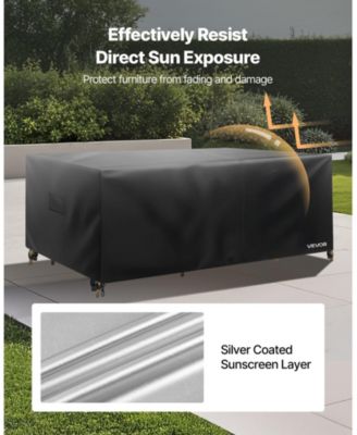 Outdoor 420D Waterproof Furniture Cover for Sofa, Chairs, and Table