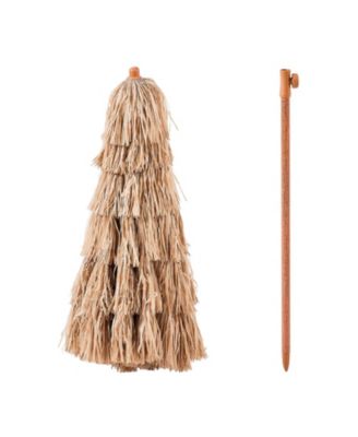 Outdoor Tiki Thatched Umbrella for Patio, Pool, and Garden Shade