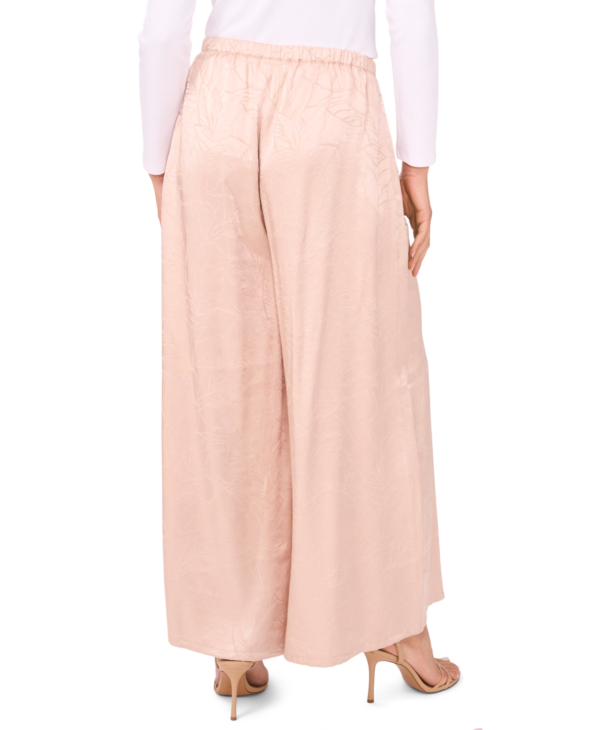 Vince Camuto Women's Mid Rise Wide Leg Pants In Pink