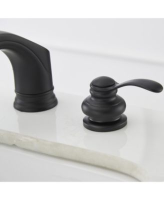 Pop-up Drain Assembly in Spot Resist 8 in. Waterfall Widespread 2-Handle Bathroom Faucet