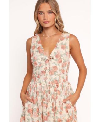 Women's Velda Midi Dress - Pink Floral