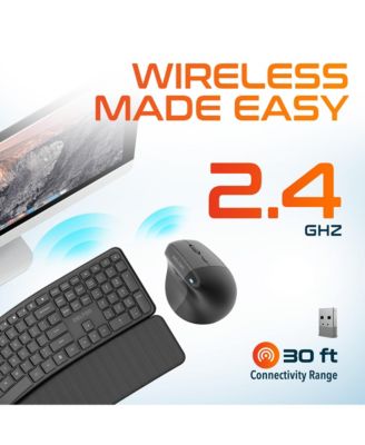 KB250 Wireless Ergo Keyboard and S38 Wireless Mouse