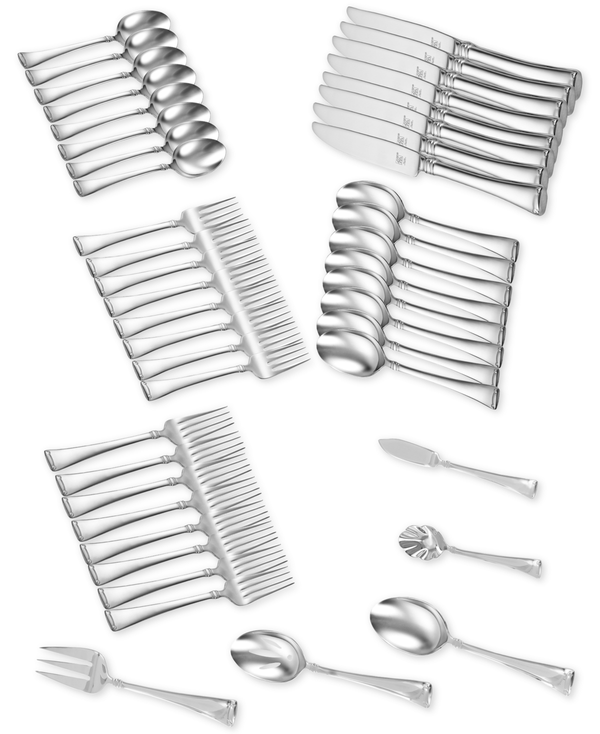 Zwilling J.a. Henckels Twin Brand Angelico 18/10 Stainless Steel 45-Pc. Flatware Set, Service for 8