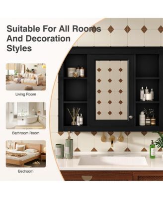 Tall Freestanding Bathroom Storage Cabinet