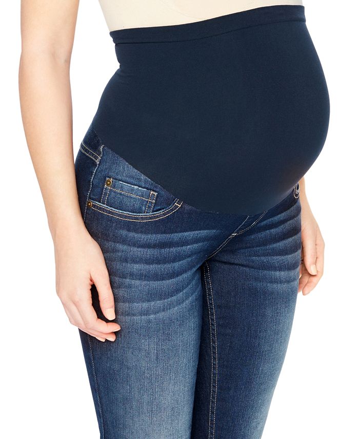 Motherhood Maternity DarkWash Cropped Jeans Macy's
