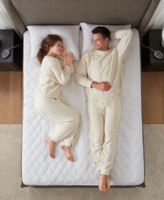 Deep Pocket Electric Cotton Top Mattress Pad, King