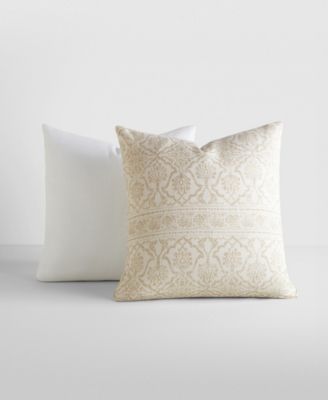 Cotton Slub 2-Pack Decorative Pillows, 20" x 20"