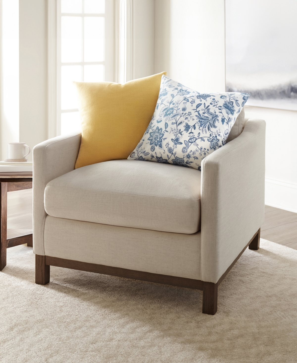 Ienjoy Home Cotton Slub 2-pack Decor Pillows, 20" X 20" In Yellow