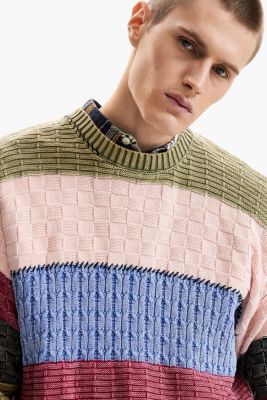 Men's Stitch knit sweater