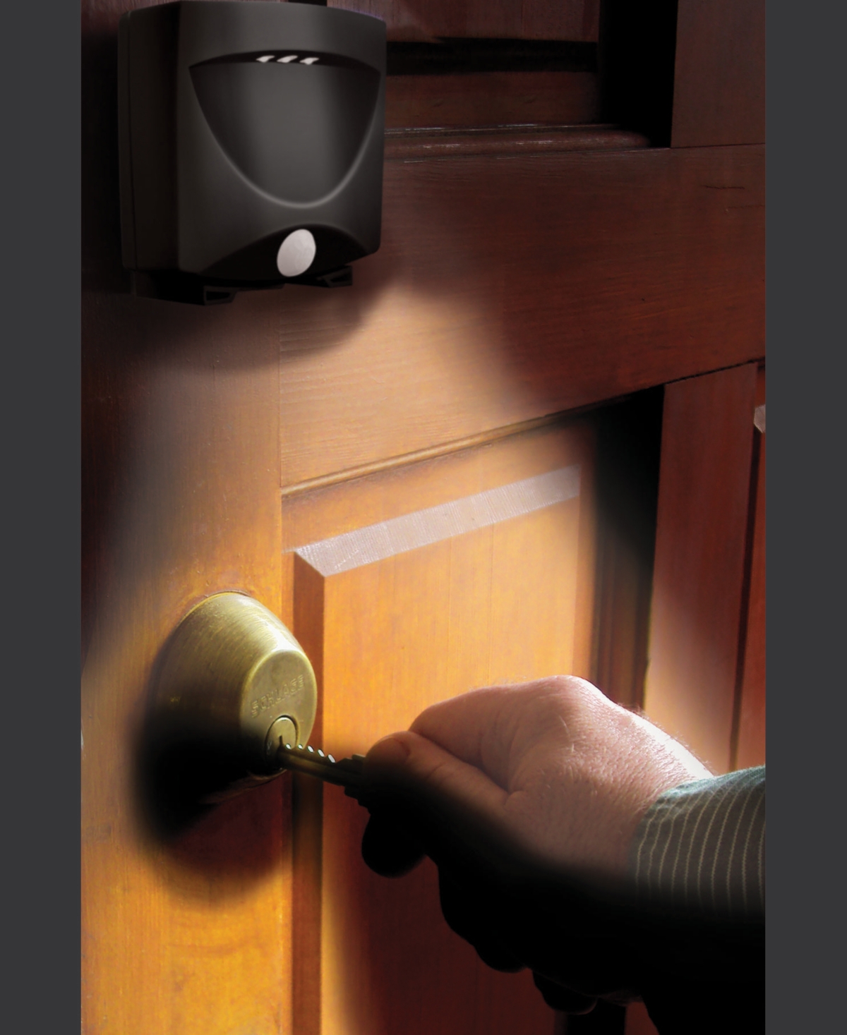 Maxsa Innovations Battery-powered Outdoor Night Light - Dark Bronze 3 Pack