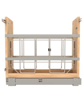 6" Pullout Cabinet Tray Divider Organizer w/ Soft-close, 447-BCSC-5C