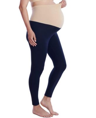 Women's Essential Stretch Secret Fit Over the Belly Maternity Leggings - Motherhood Maternity