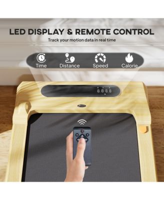 Walking Pad Under Desk Treadmill with Remote Control, Wheels
