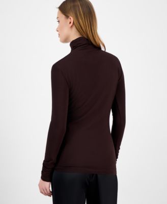 Women's Long-Sleeve Seamless Turtleneck