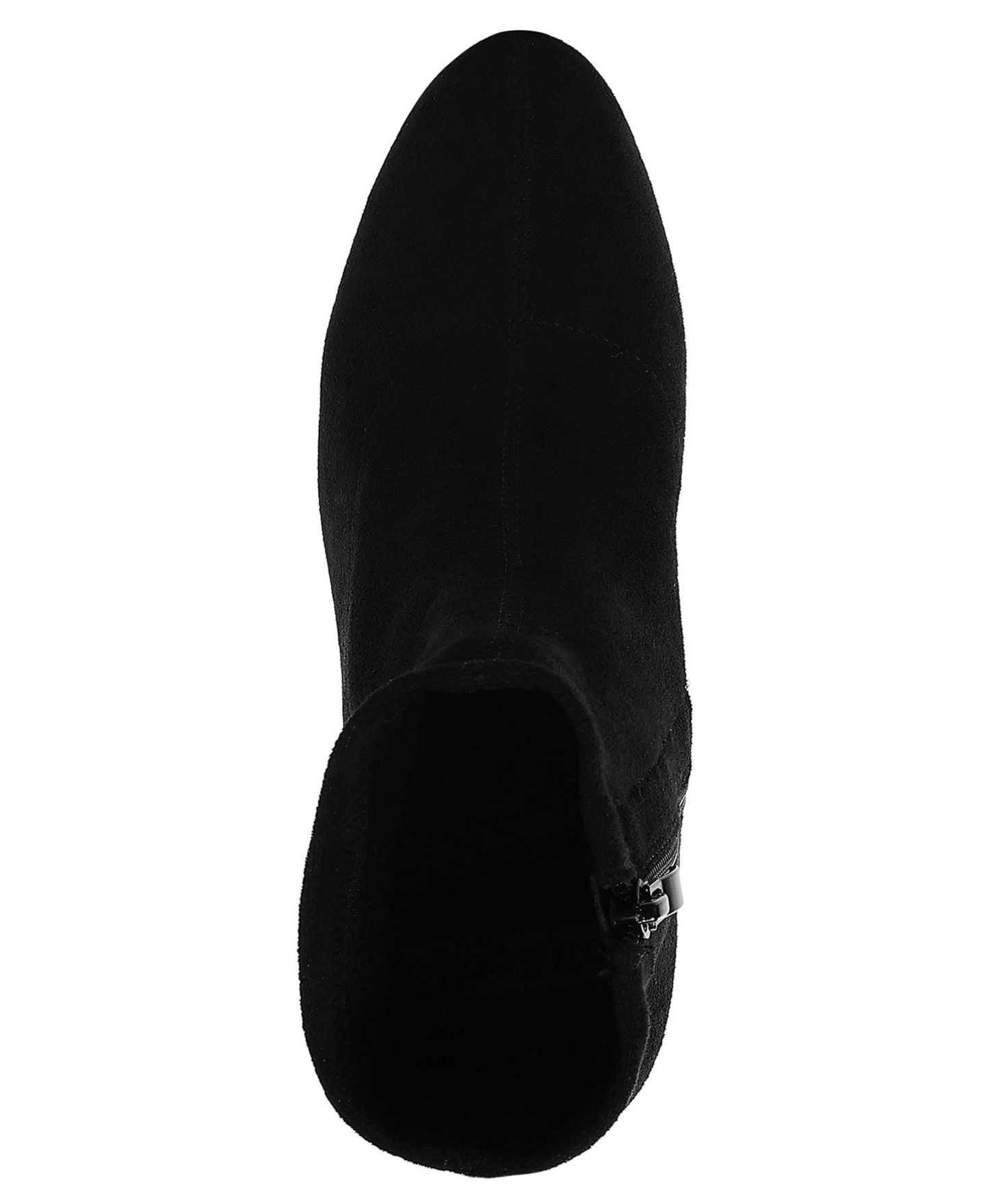 Женские ботинки Rag & Co Chena Rhinestones Embellished Block Heel, цвет: Чёрный — фото 5
