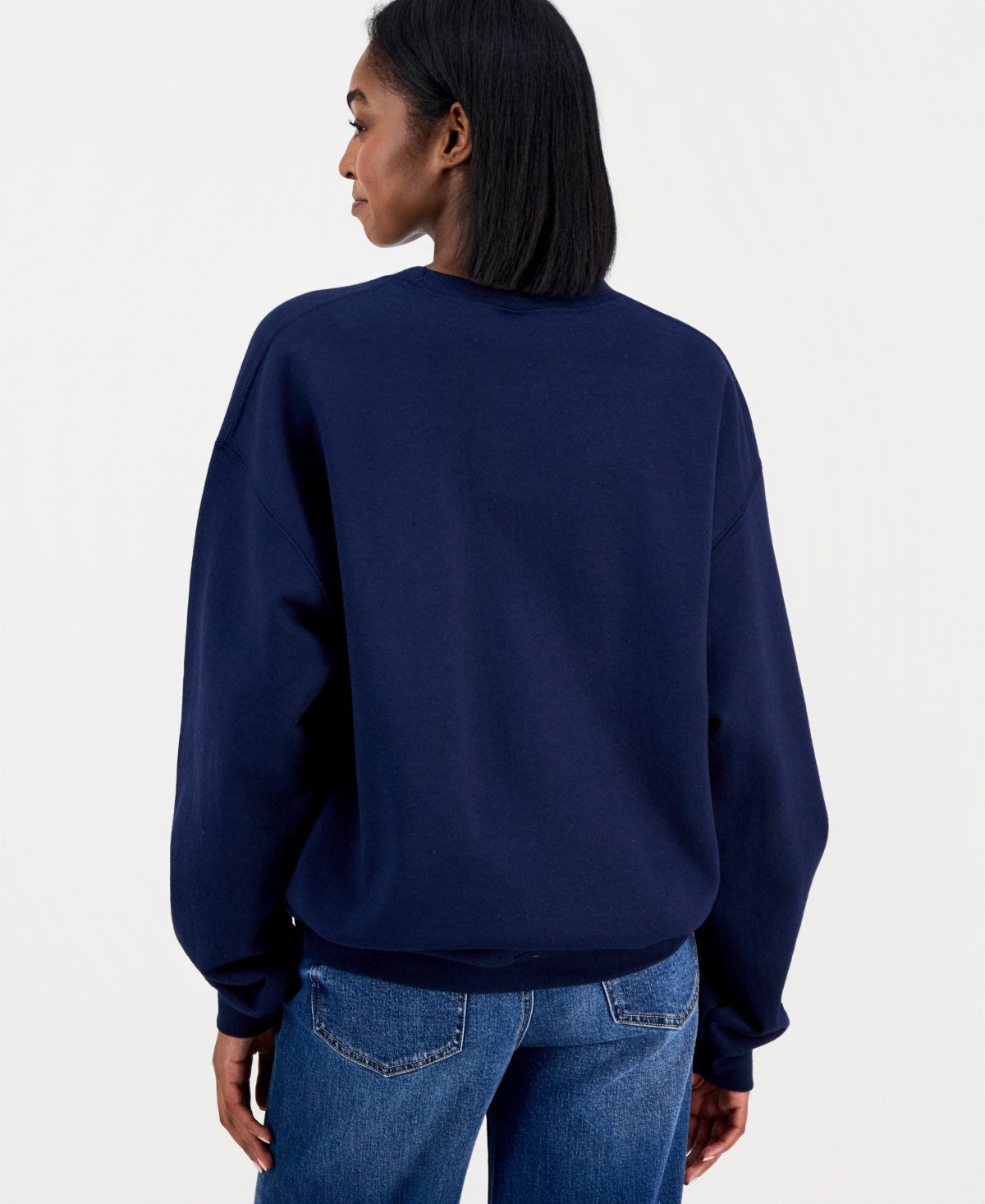 Love Tribe Juniors' Merry Beary Screen-Print Sweatshirt