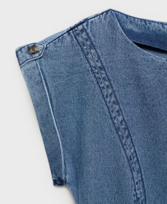 Women's Seam Detail Denim Dress
