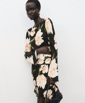 Women's Short Floral-Print Dress