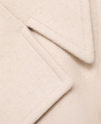 Women's Double-Breasted Wool Blend Coat