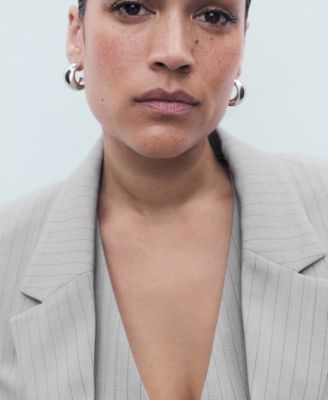 Women's Pinstripe Suit Jacket