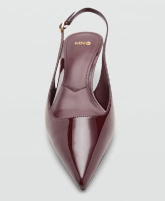 Women's Kitten-Heel Patent Leather Shoes