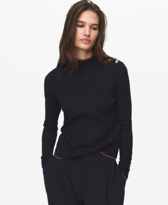 Women's Perkins Collar Button Sweater