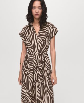 Women's Printed Shirt Dress