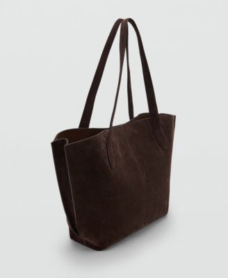 Women's Suede Shopper Bag