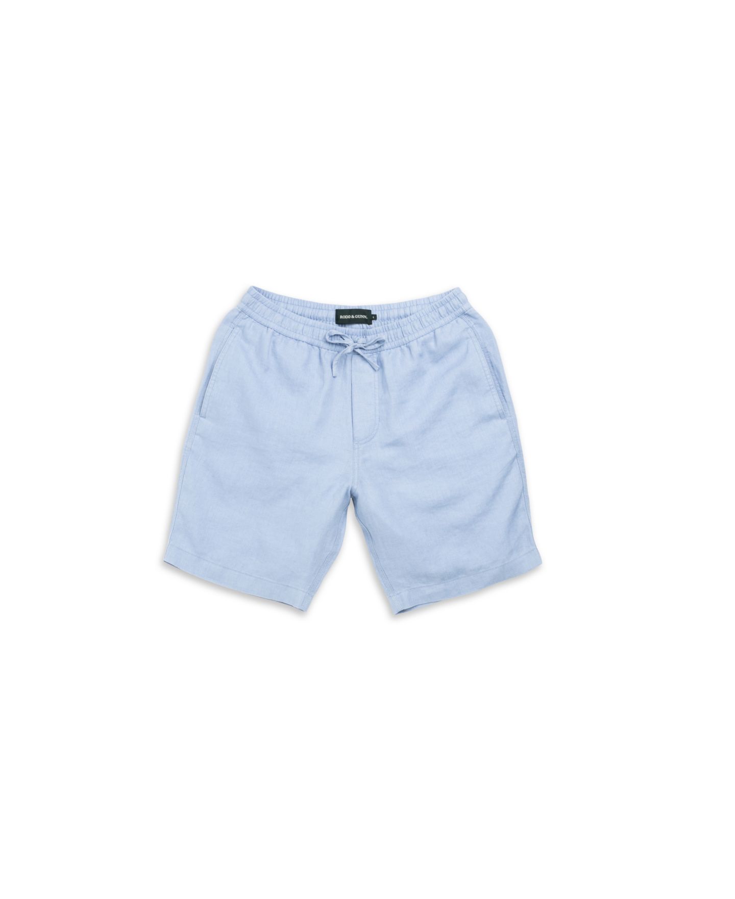 Мужские шорты Rodd & Gunn Linen 9" Resort, цвет: Шамбре синий — фото 3