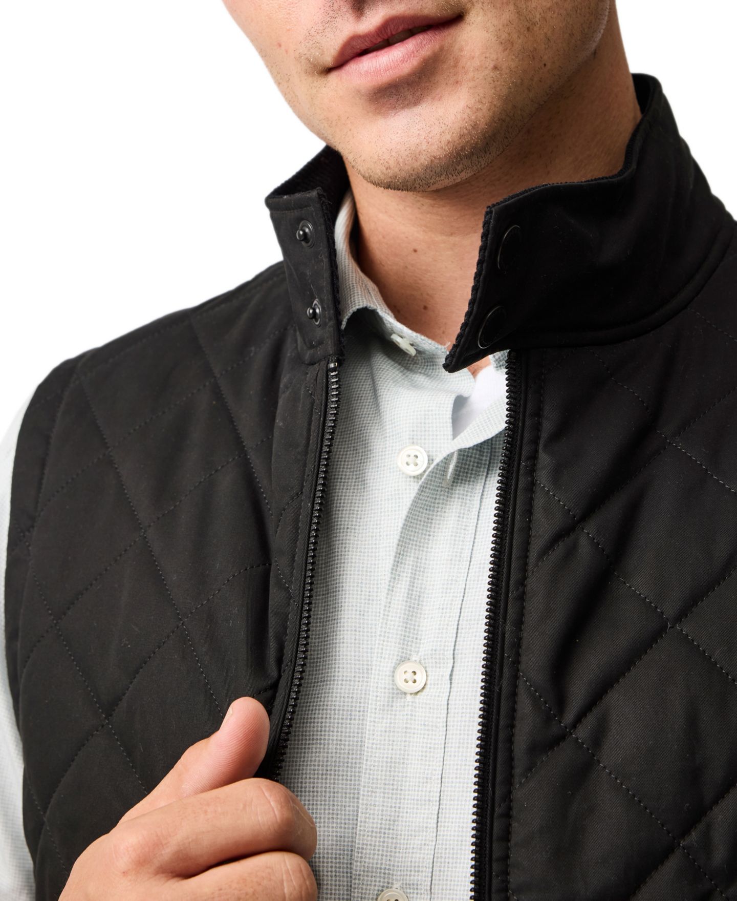 Мужская рубашка Rodd & Gunn Mount Riley Long Sleeve Slim Fit, цвет: Фисташковый — фото 6