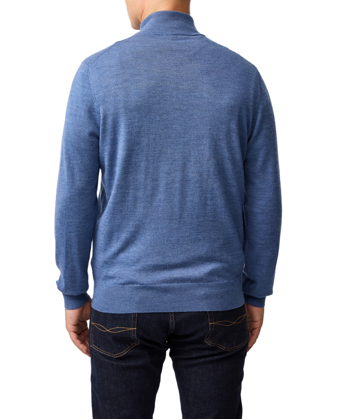 Rodd & Gunn Nobles Merino Wool Sweater In Blue