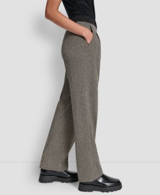 Petite Double Pleat Trousers