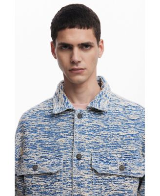 Men's Mottled denim jacket