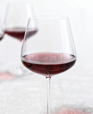 Vervino Burgundy Glasses, Set of 4