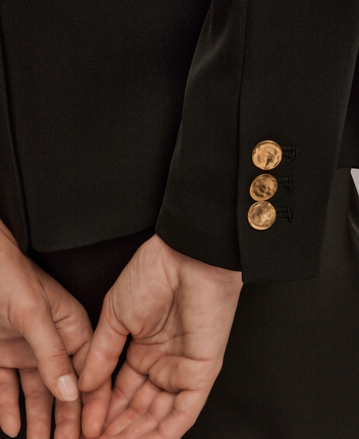 Donna Karan New York Women's Mixed Media Collarless Jacket