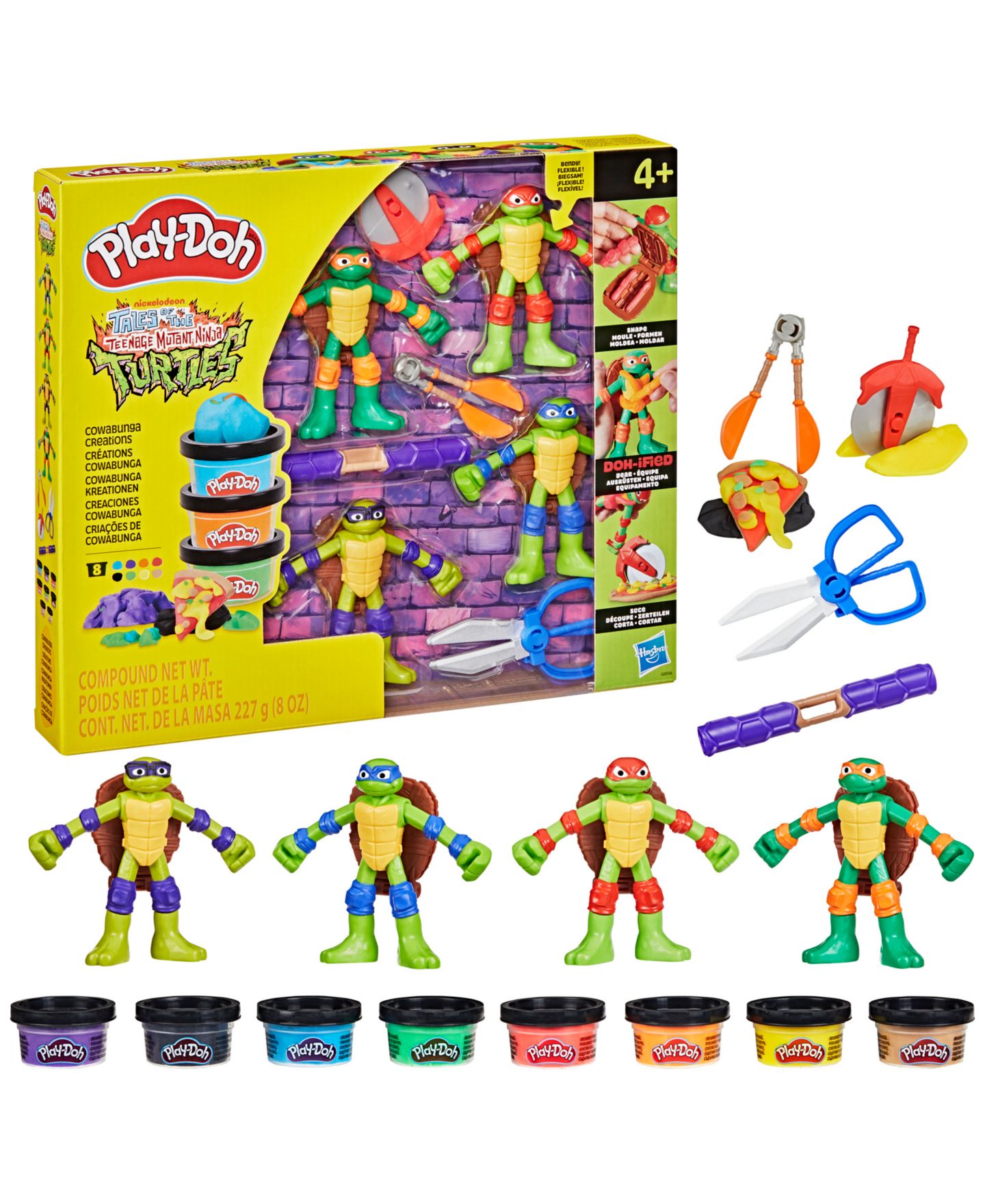 Детский игровой набор Play-Doh Teenage Mutant Ninja Turtles Cowabunga Creations Playset — фото 1