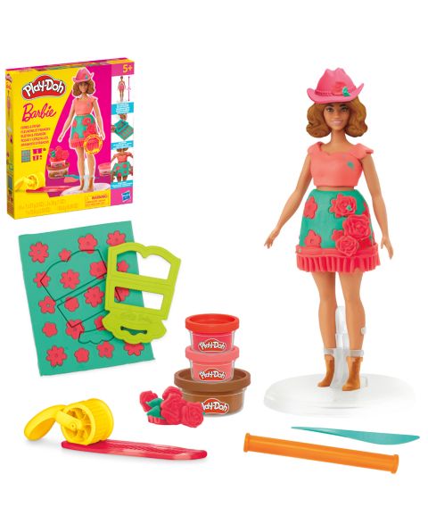 Детские фигурки Play-Doh Barbie Florals and Fringe Set