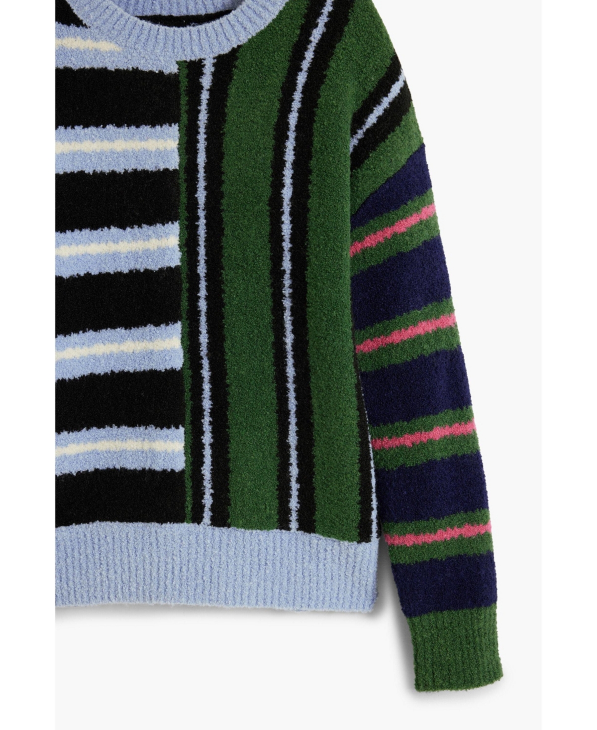 Desigual Boys Boys's Textured Striped Sweater In Multi