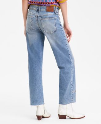 Women's Risk Taker Mid-Rise Straight-Leg Jeans