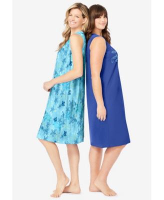 Women's 2-Pack Sleeveless Sleepshirt