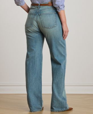 Plus Size High-Rise Wide-Leg Jeans